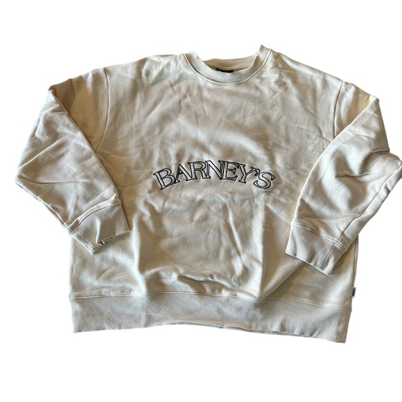Krost x Barney's New York Embroidered Graphic Fleece – XL (Cream) - Picture 1 of 6